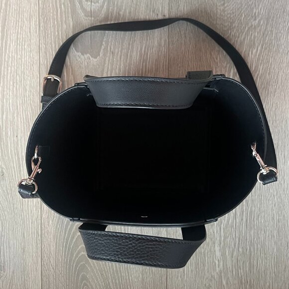 Faux Leather Structured Shoulder Bag - Picture 2 of 6